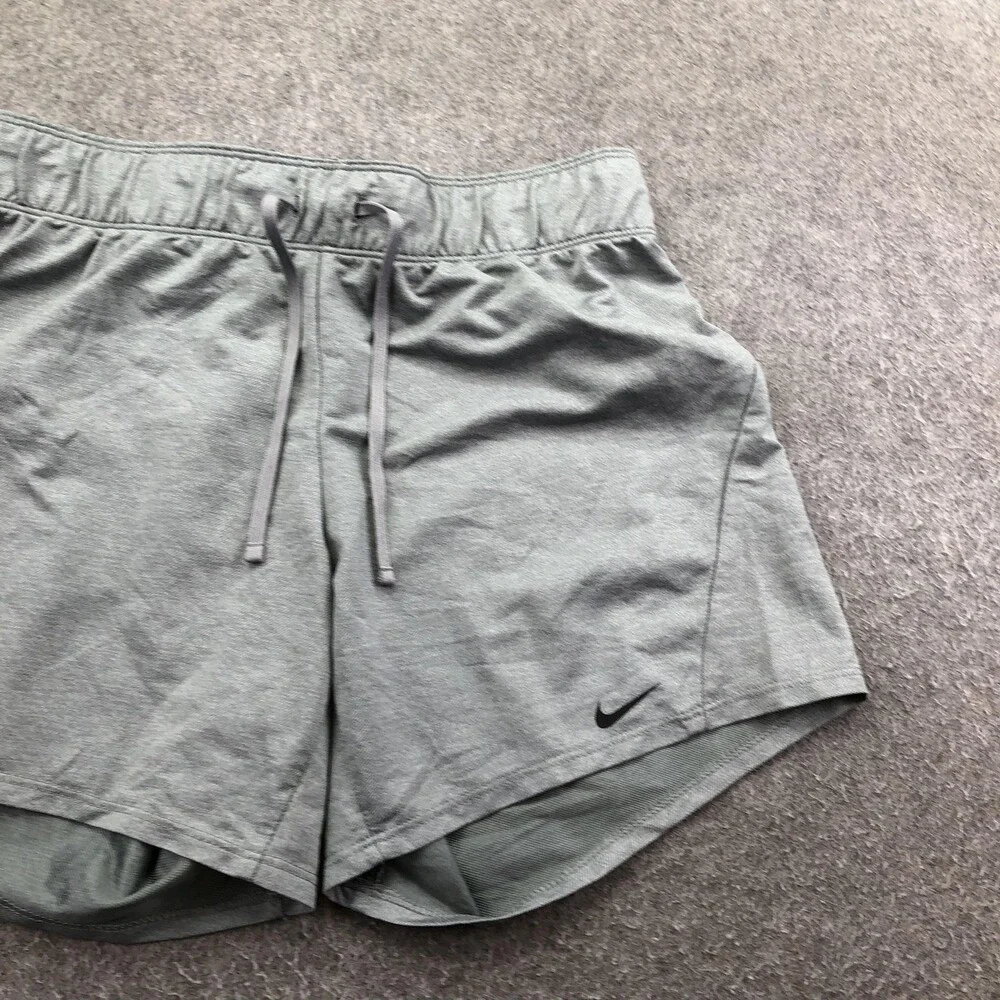 Nike Shorts Womens XS Gray Dri-FIT 3.5 In Running Lined Athletic Gym Pockets